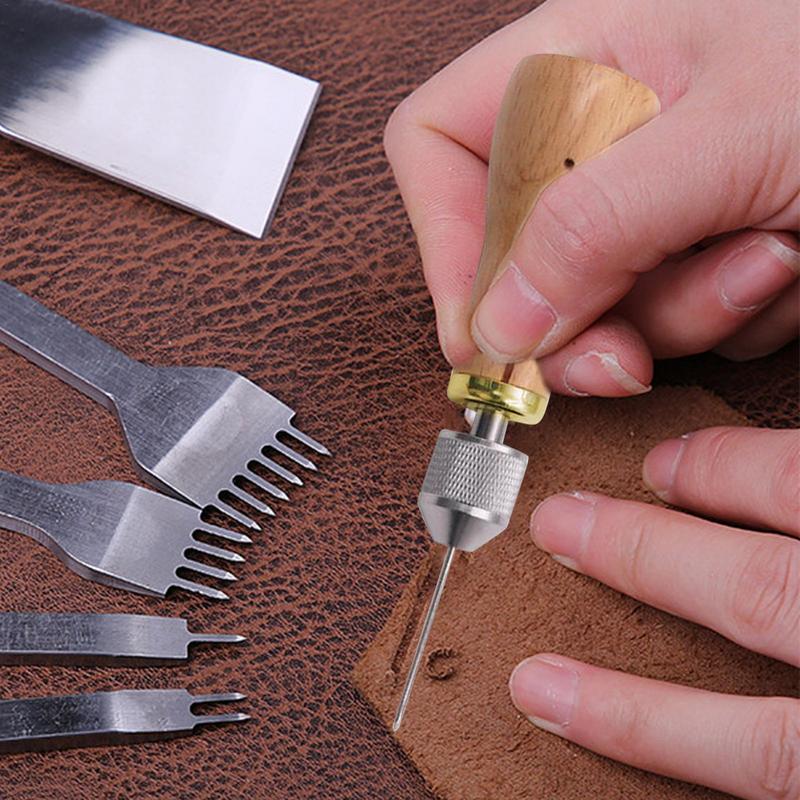 Beginner Leatherwork Kit - Leather Working Tool Kit Upholstery Repair