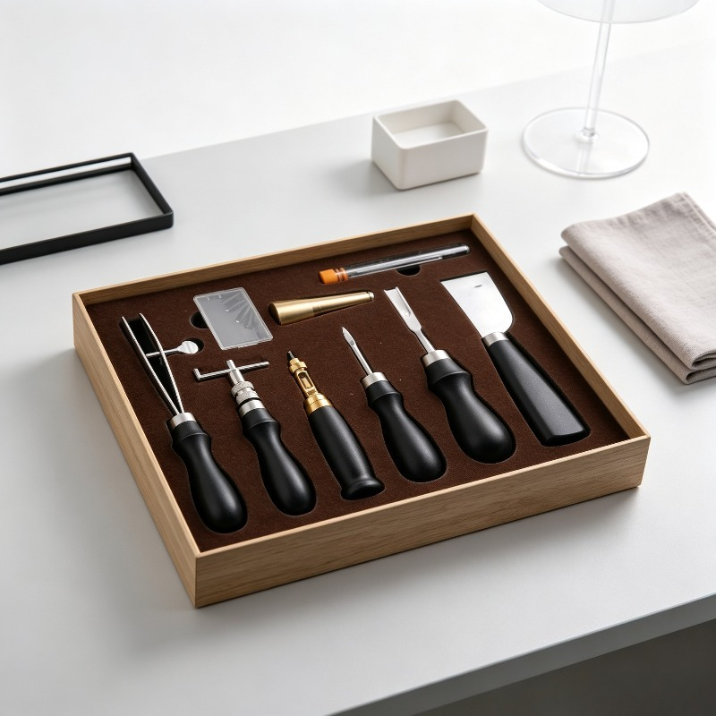 Beginner Leatherwork Kit - Complete Leather Hand Sewing Kit,Professional DIY