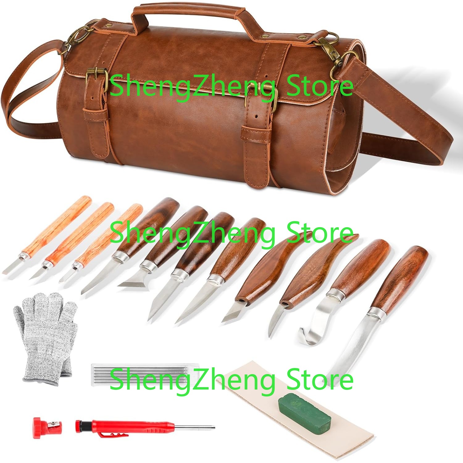 Beginner Leatherwork Kit - Wood Carving Tools Sets Kit Wood