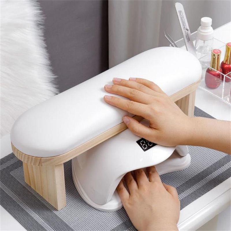 Black PU Leather Nail Art Stan - огляд і ціна Leatherwork Desk