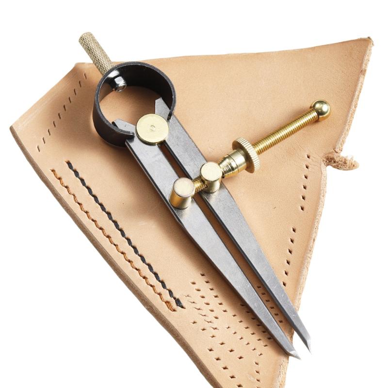1pc Flat Leg Spring Compass Di - огляд і ціна Leatherwork Edge Creaser