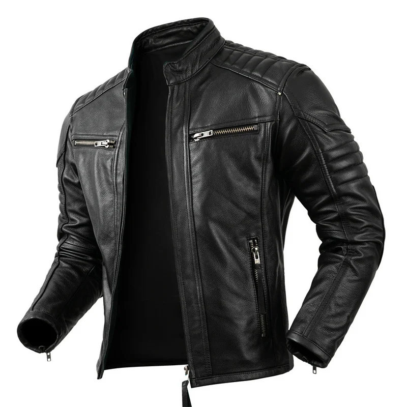 2023 New Motorcycle Causal Vin - огляд і ціна Leather Work Jacket