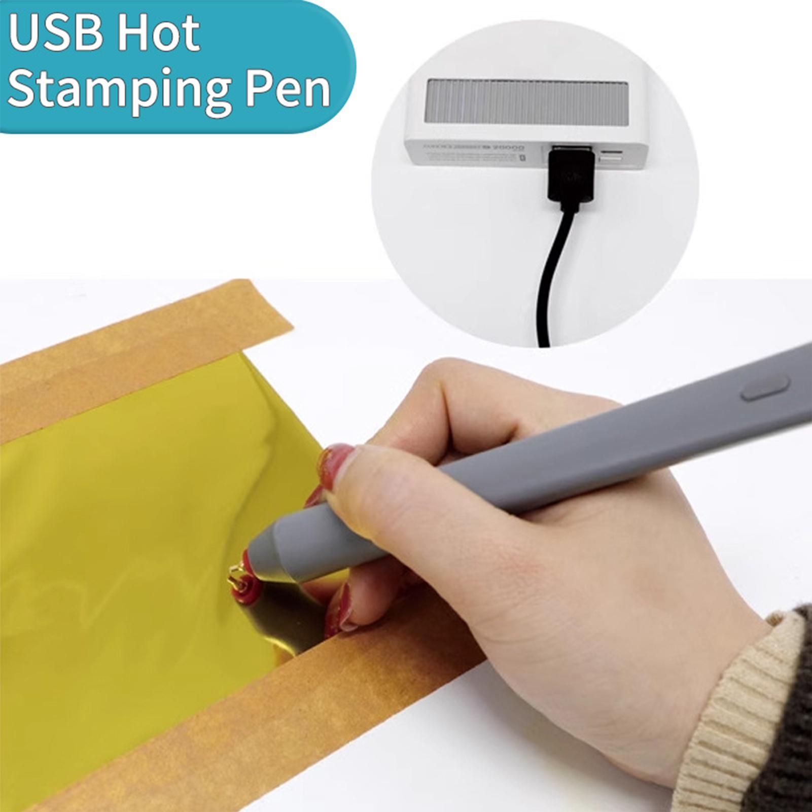 Hot Foil Pen Stamping Tool wit - огляд і ціна Leatherwork Projects