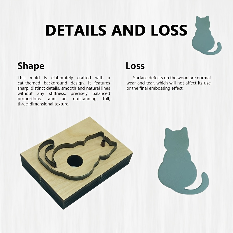 Leather Cutting Stamp Tool Cat - огляд і ціна Leatherwork Projects