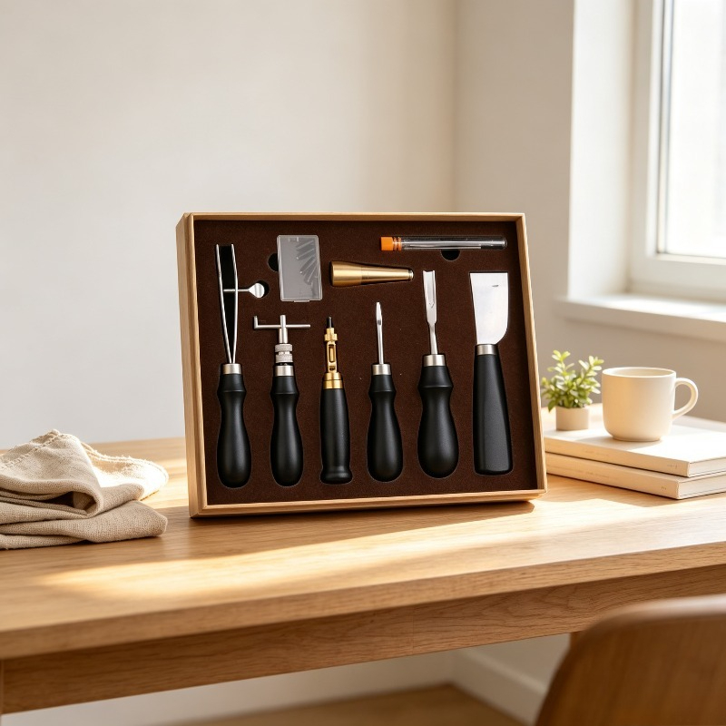 Complete Leather Hand Sewing K - огляд і ціна Beginner Leatherwork Kit