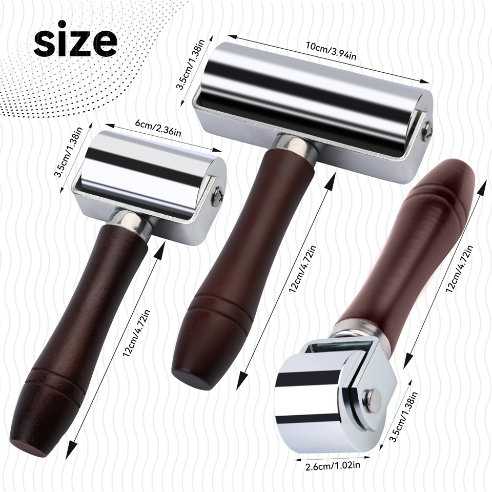 KRABALL Leather Press Edge Rol - огляд і ціна Leatherwork Edge Creaser