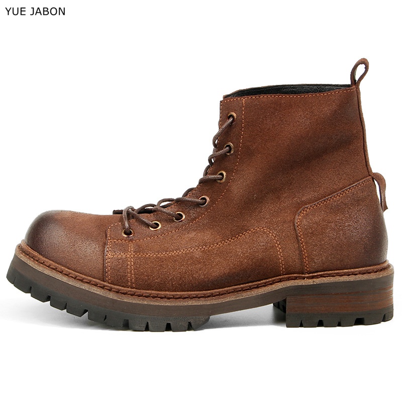 Cow Men Ankle Boots Genuine Le - огляд і ціна Vintage Leatherwork