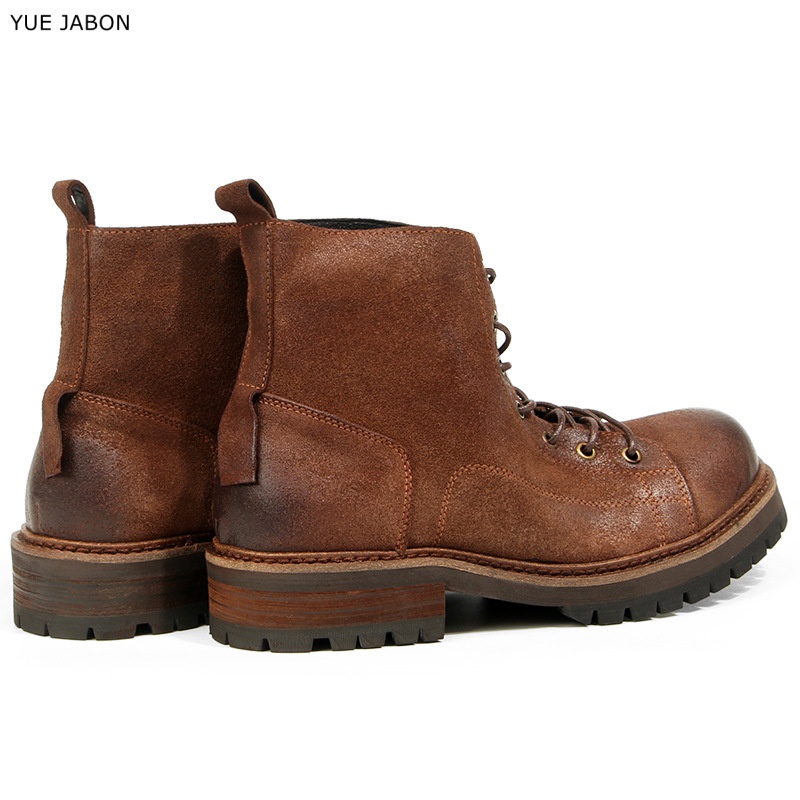 Cow Men Ankle Boots Genuine Le - огляд і ціна Vintage Leatherwork
