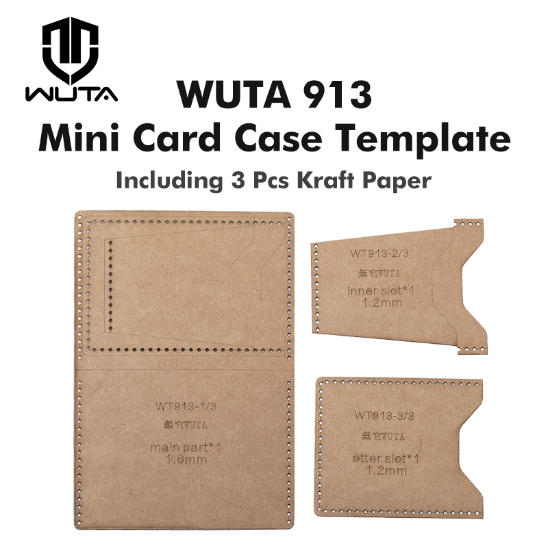 WUTA 913 Mini Card Case Kraft  - огляд і ціна Leatherwork Accessories