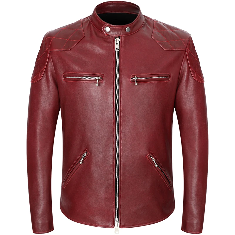 100% Genuine Soft Sheepskin Ta - огляд і ціна Leather Work Jacket