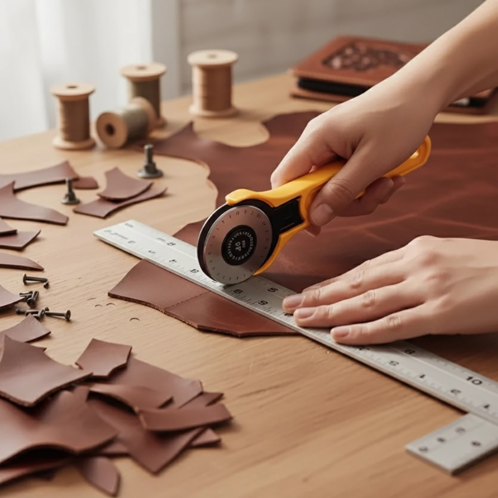 45mm Rotary Fabric Cutter Leat - огляд і ціна Leatherwork Projects