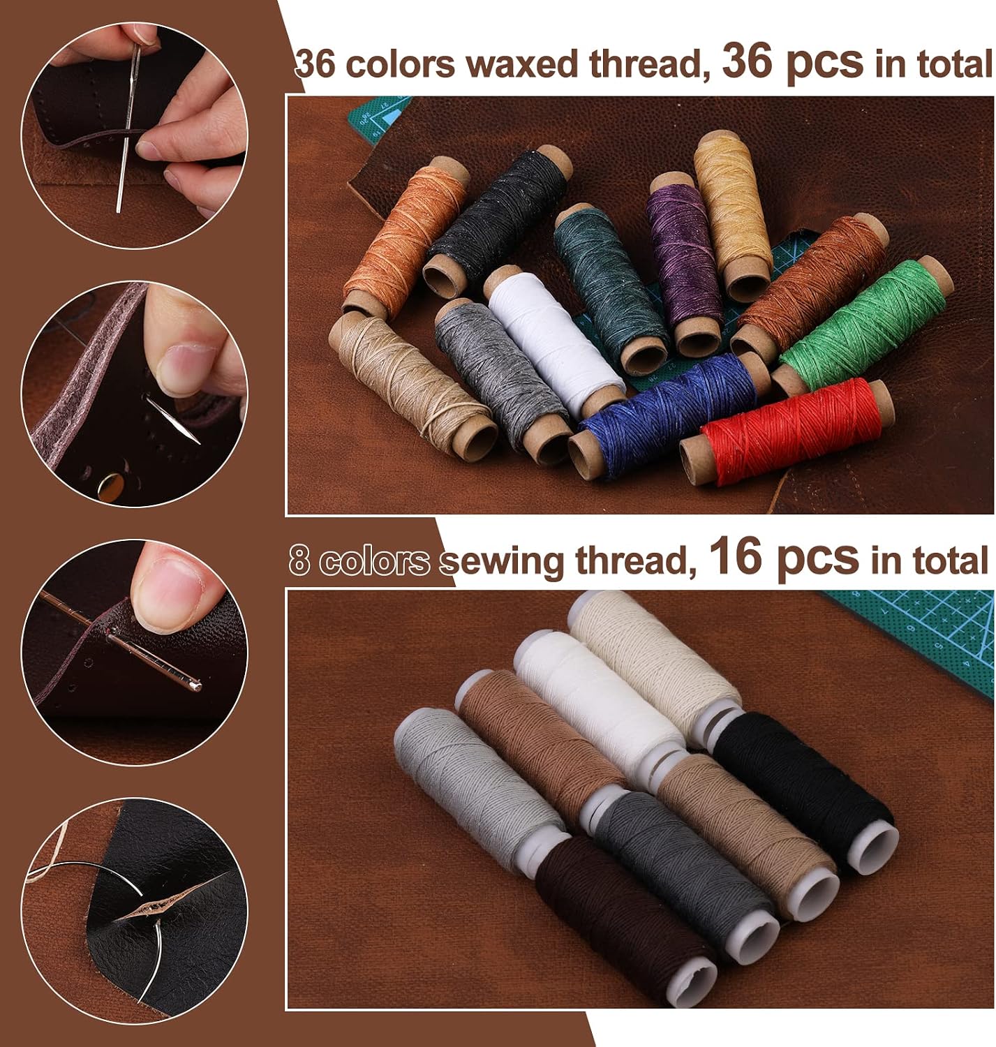 628Pcs Leather Working Tooling - огляд і ціна Beginner Leatherwork Kit