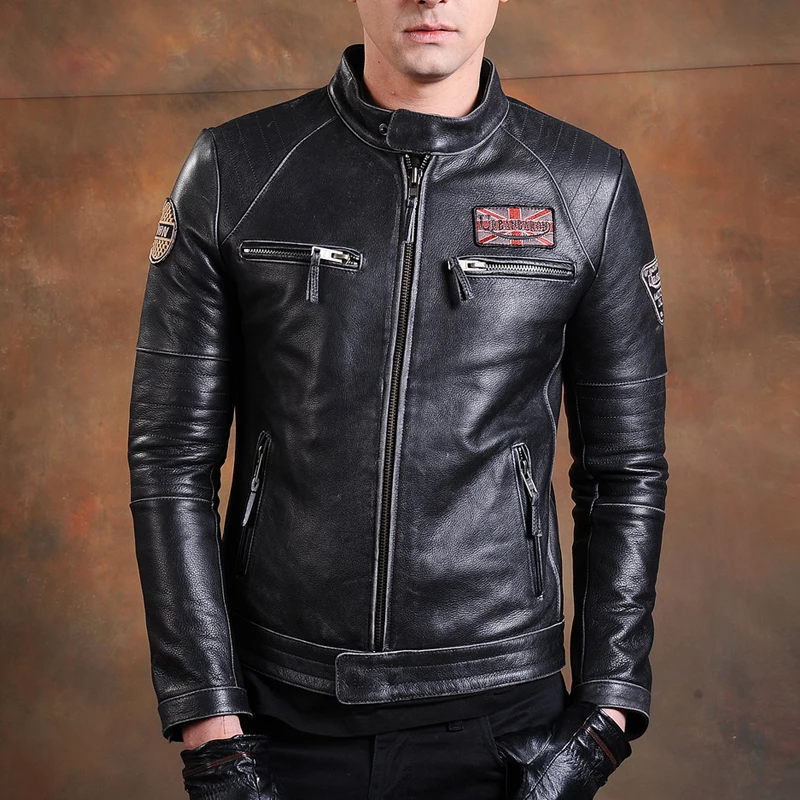 Fashion Biker Jackets Vintage  - огляд і ціна Leather Work Jacket