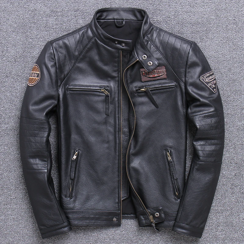 Fashion Biker Jackets Vintage  - огляд і ціна Leather Work Jacket