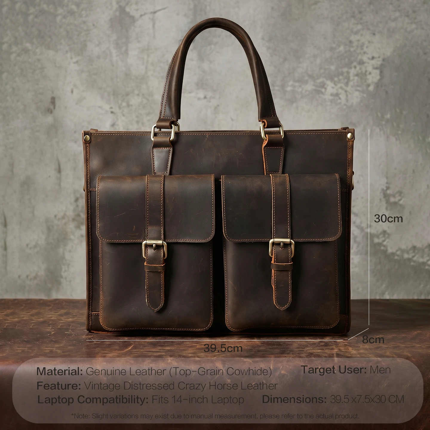 Vintage Genuine Leather Men Cr - огляд і ціна Vintage Leatherwork