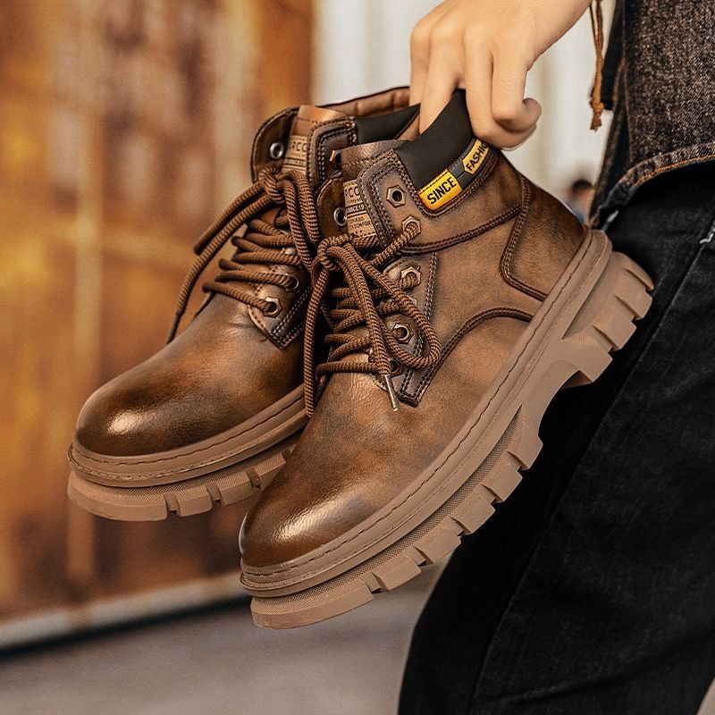Vintage Men Platform Ankle Boo - огляд і ціна Vintage Leatherwork