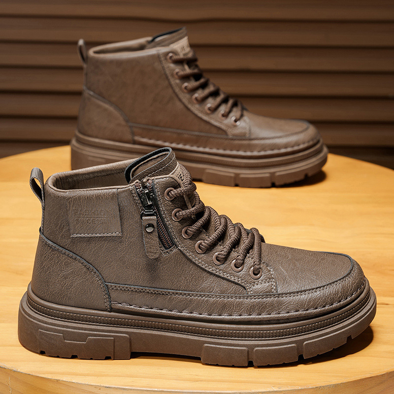 High top boots men's shoes aut - огляд і ціна Leatherworking Items