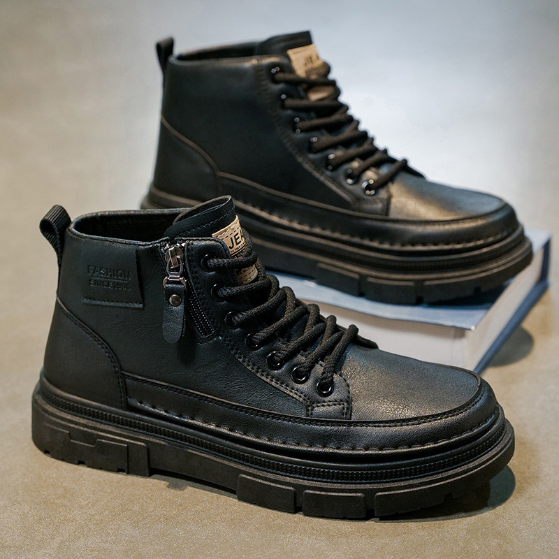 High top boots men's shoes aut - огляд і ціна Leatherworking Items