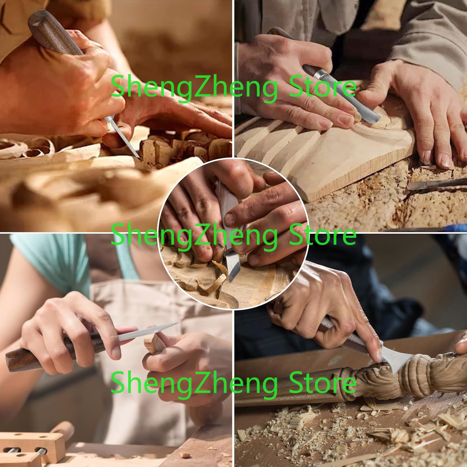 Wood Carving Tools Sets Kit  W - огляд і ціна Beginner Leatherwork Kit