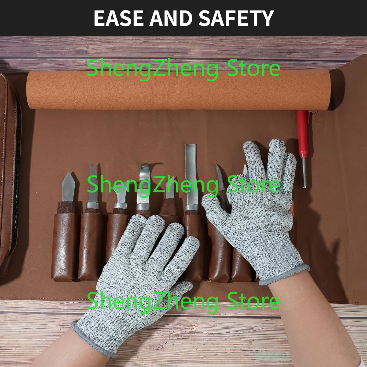 Wood Carving Tools Sets Kit  W - огляд і ціна Beginner Leatherwork Kit