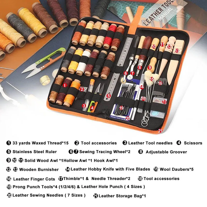 Leather Working Tools Practica - огляд і ціна Beginner Leatherwork Kit