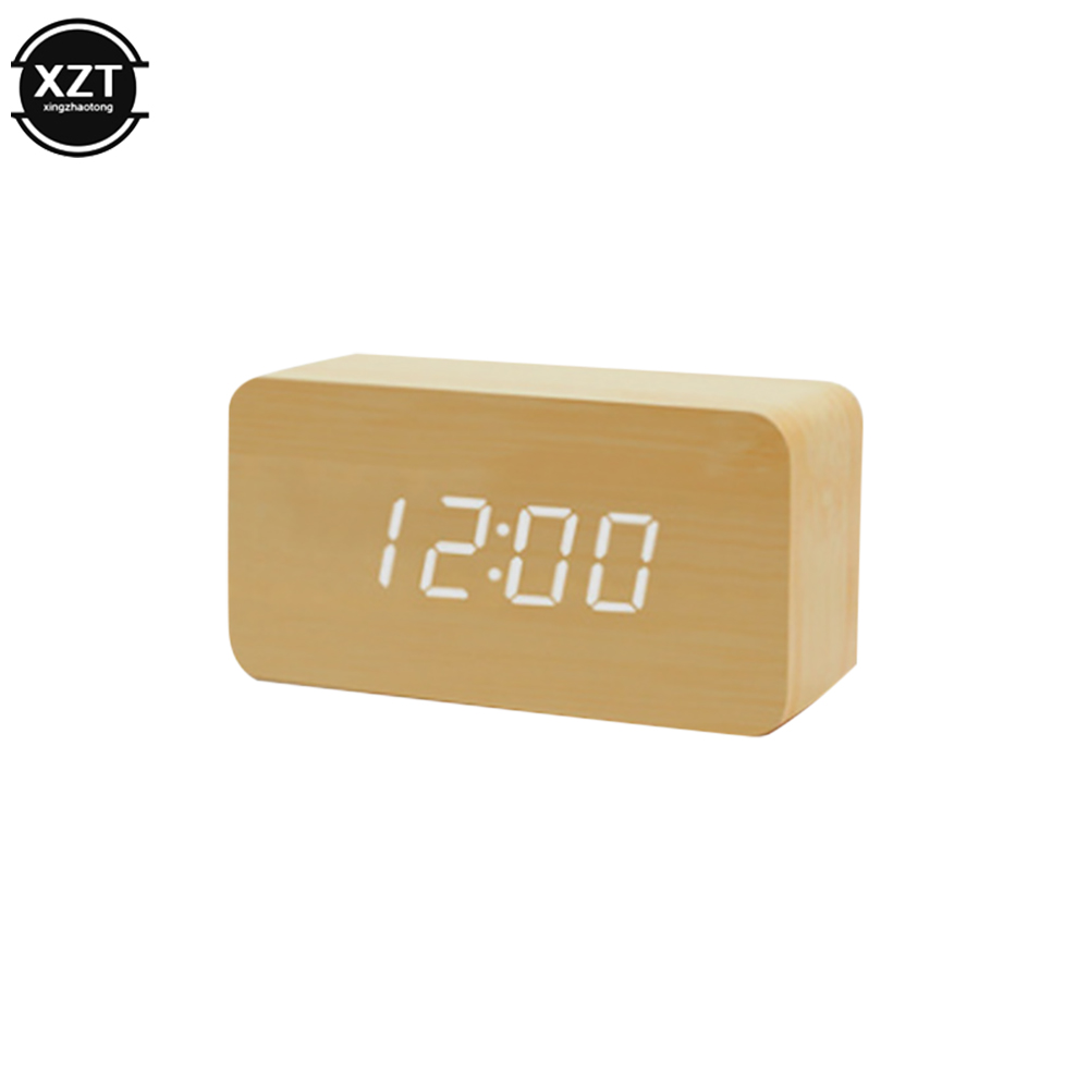 Fashion Alarm Clock LED Wooden - огляд і ціна Leatherwork Desk