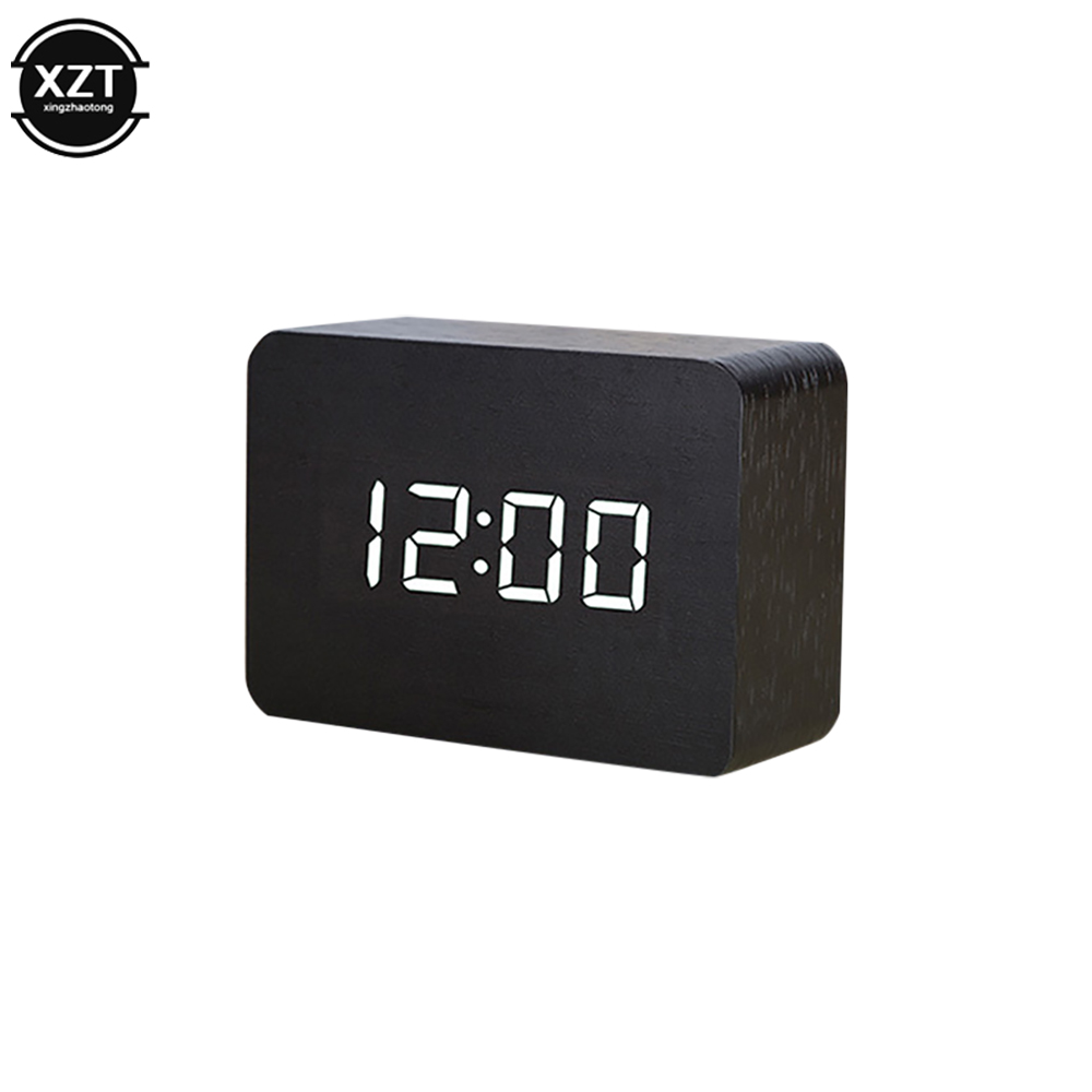 Fashion Alarm Clock LED Wooden - огляд і ціна Leatherwork Desk