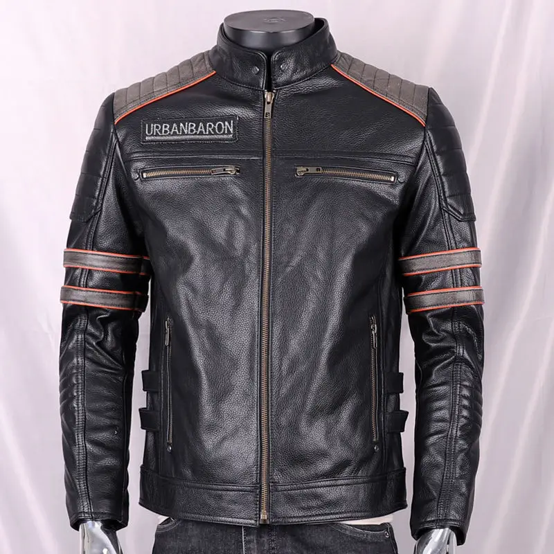Genuine Leather Jacket For Men - огляд і ціна Leather Work Jacket