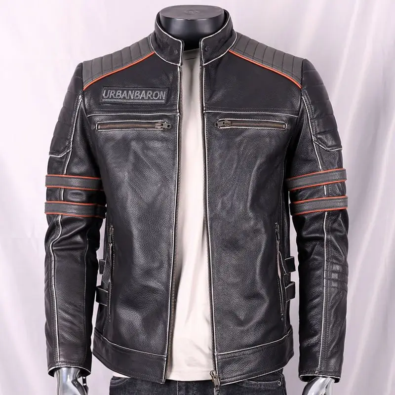 Genuine Leather Jacket For Men - огляд і ціна Leather Work Jacket