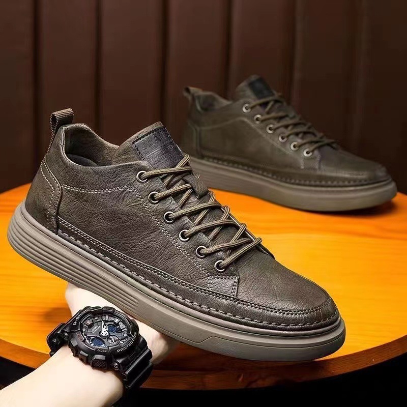 Casual leather shoes 2025 Spri - огляд і ціна Leveling Leatherworking