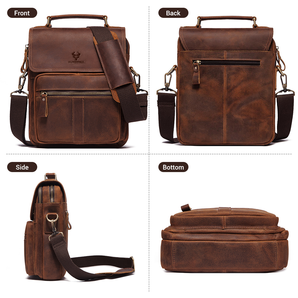 HUMERPAUL Genuine Leather Men' - огляд і ціна Vintage Leatherwork