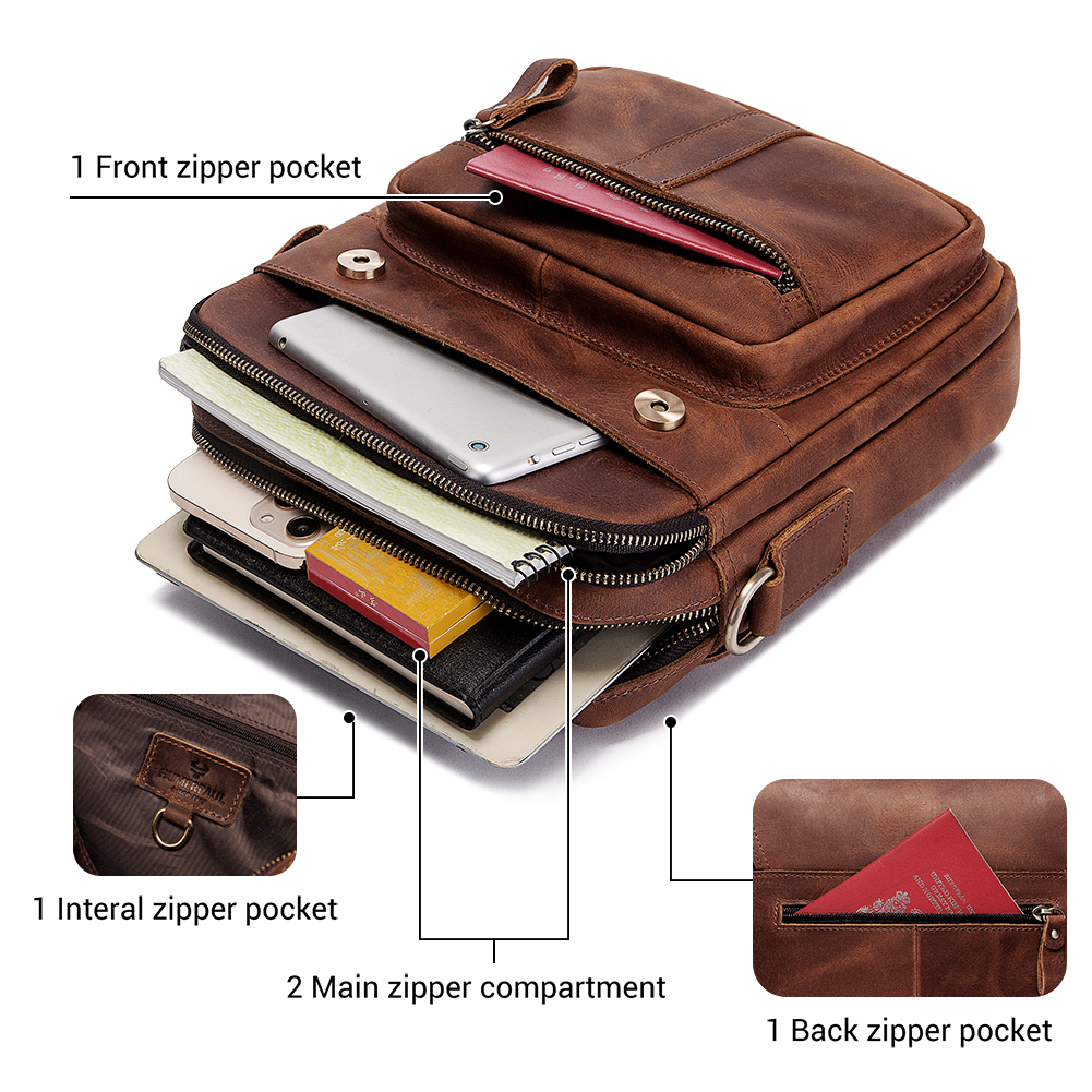 HUMERPAUL Genuine Leather Men' - огляд і ціна Vintage Leatherwork