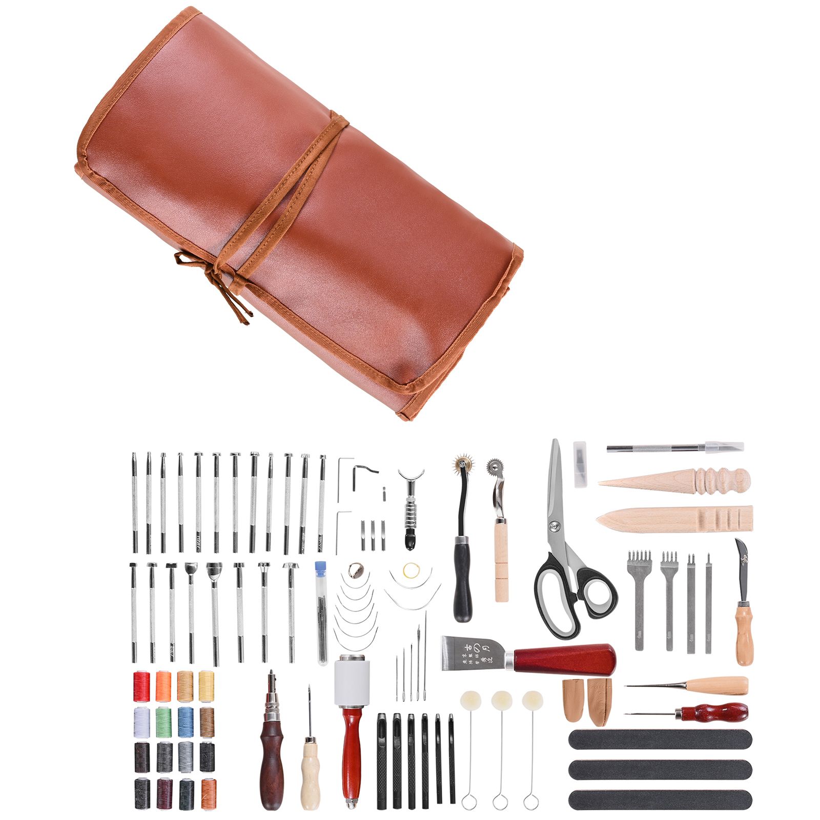 Leather Working Tools Kit, 92  - огляд і ціна Beginner Leatherwork Kit