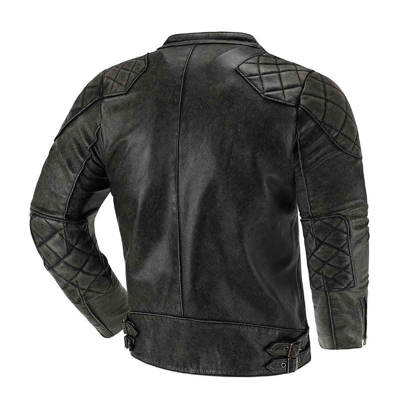 Retro Leather Jacket Motorcycl - огляд і ціна Leather Work Jacket