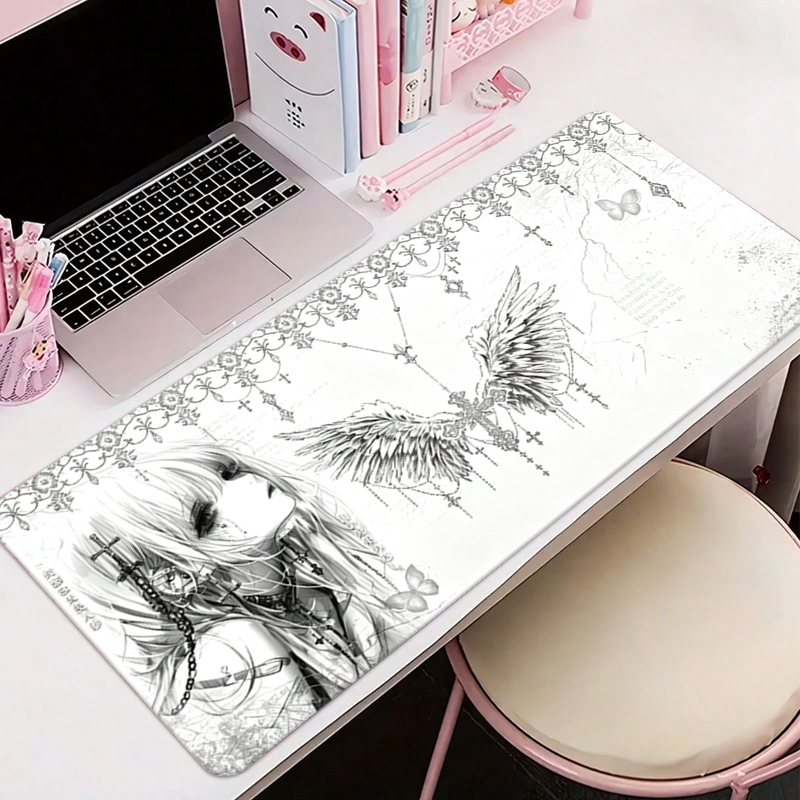 Leather Mousepad Black White A - огляд і ціна Leatherwork Desk