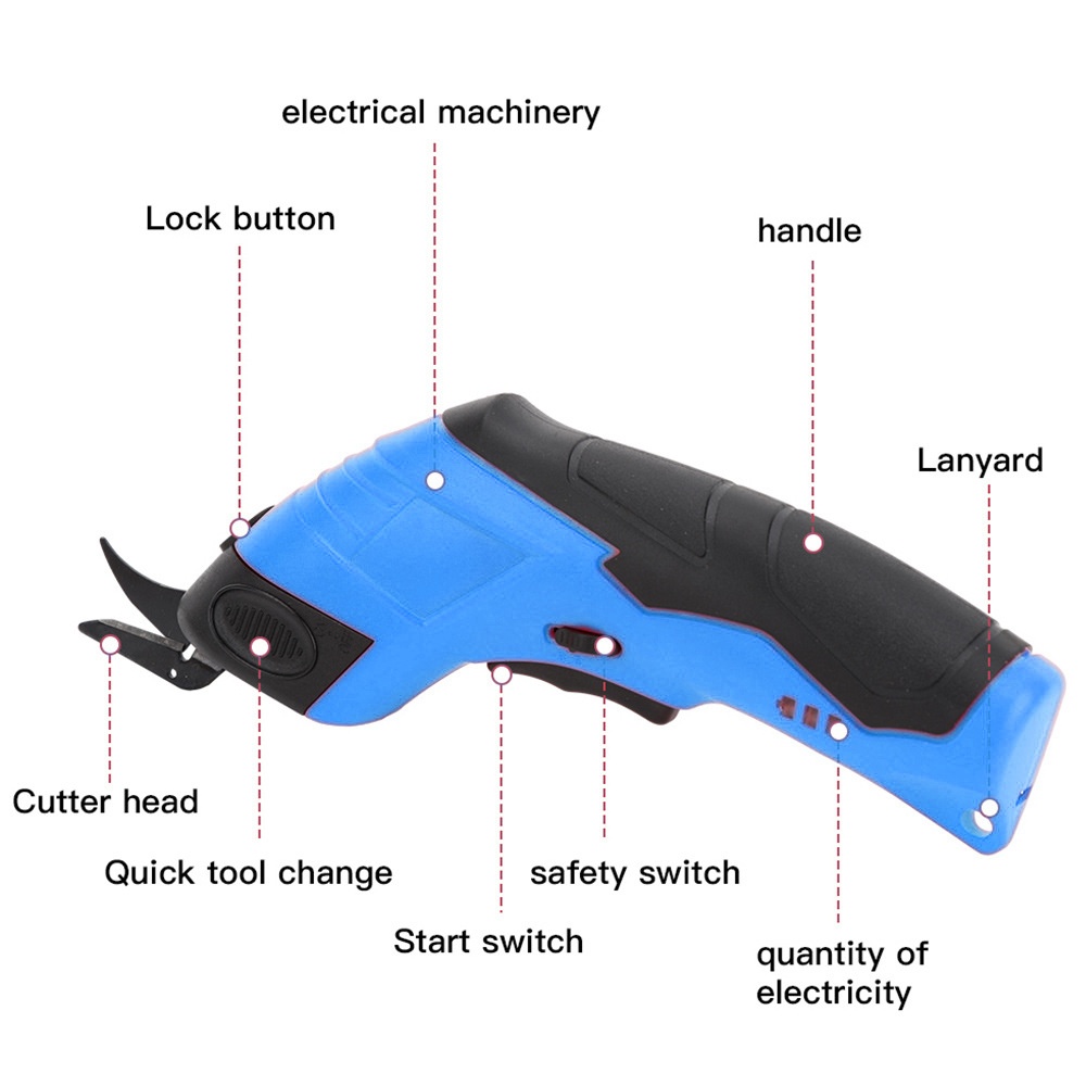 3.6V Electric Scissors Fabric  - огляд і ціна Leatherwork Projects