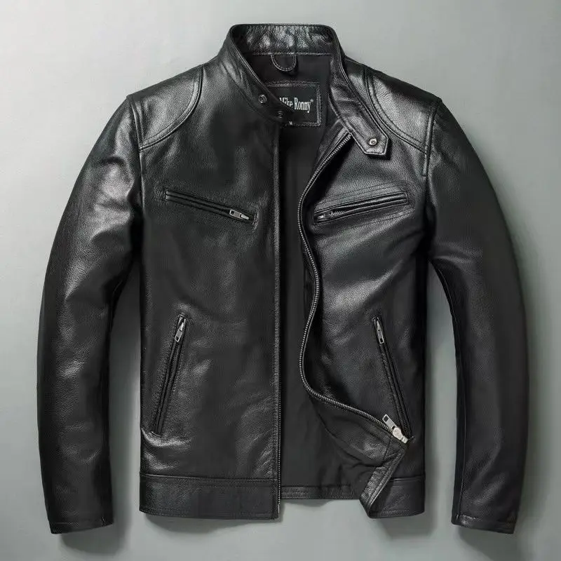 Genuine Leather Jacket Men 100 - огляд і ціна Leather Work Jacket
