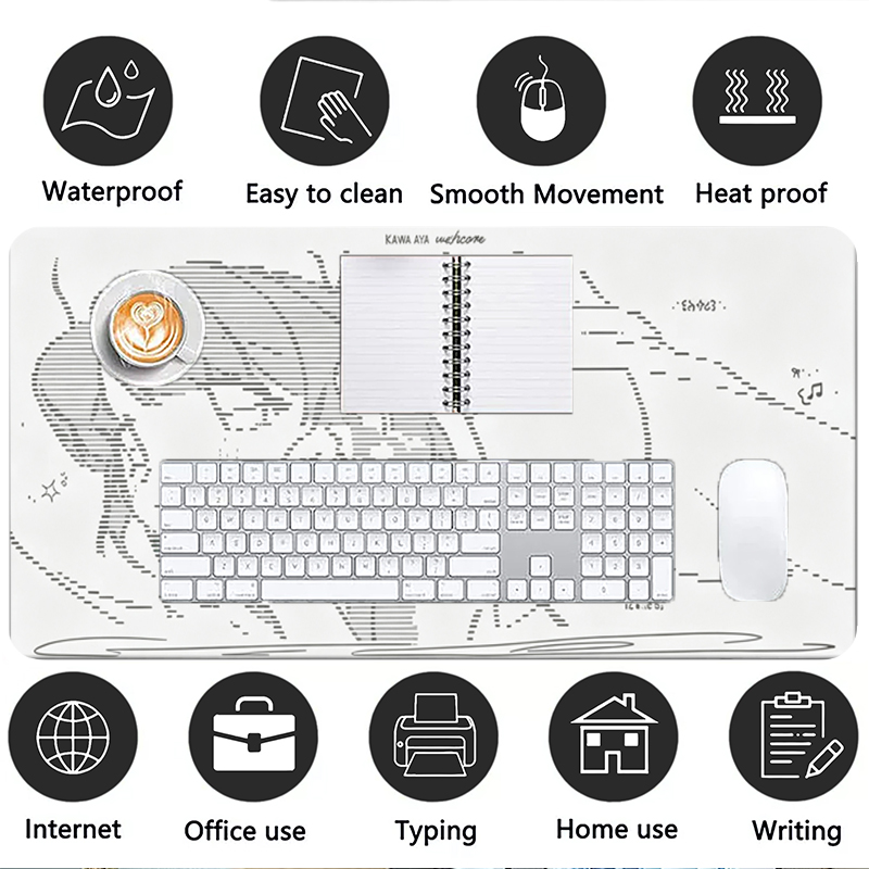 1Pcs Leather Mouse Pad Anime A - огляд і ціна Leatherwork Desk